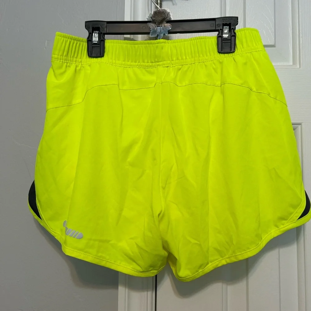 BCG Vibrant Yellow Athletic Shorts - Picture 2 of 3